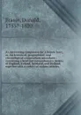An interesting companion for a leisure hour, or, An historical, geographical, and chronological compendium microform : containing a brief but comprehensive history of England, Ireland, Scotland, and Holland, together with a variety of curious arti... - Donald Fraser