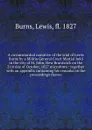 A circumstantial narrative of the trial of Lewis Burns by a Militia General Court Martial held in the city of St. John, New Brunswick on the 21st day of October, 1827 microform : together with an appendix containing his remarks on the proceedings ... - Lewis Burns