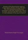 Banquet of the Massachusetts single tax league, Boston, Monday evening, December 8th, 1902. Discussion by professional economists of the topic, Ground rent: what is its nature, operation and office? what causes it? what maintains it? how much is t... - Massachusetts Single Tax League