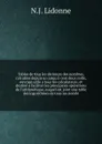 Tables de tous les diviseurs des nombres, calculees depuis un jusqu'a cent deux mille, ouvrage utile a tous les calculateurs, et destine a faciliter les principales operations de l'arithmetique, auquel est joint une table des logorithmes de tous l... - N.J. Lidonne