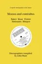 Mezzo and Contraltos. 5 Discographies. Janet Baker, Margarete Klose, Kathleen Ferrier, Giulietta Simionato, Elisabeth Hongen. .1998.. - John Hunt