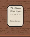 The Poems and Prose of Ernest Dowson - Ernest Dowson