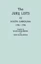 The Jury Lists of South Carolina, 1778-1779 - G. L. C. Hendrix, Morn M. Lindsay