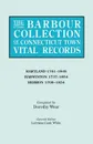 The Barbour Collection of Connecticut Town Vital Records. Volume 18. Hartland 1761-1848, Harwinton 1737-1854, Hebron 1708-1854 - Lorraine Cook White