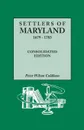 Settlers of Maryland, 1679-1783. Consolidated Edition - Peter Wilson Coldham