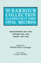 The Barbour Collection of Connecticut Town Vital Records. Volume 21. Killingworth 1667-1850, Ledyard 1836-1855, Lisbon 1786-1850 - Lorraine Cook White