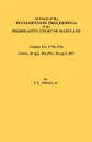 Abstracts of the Testamentary Proceedings of the Prerogative Court of Maryland, Vol. XX - Vernon L. Jr. Skinner