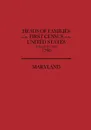 Heads of Families at the First Census of the United States, Taken in the Year 1790. Maryland - U S Bureau of the Census, United States, Bureau Of the Census United States