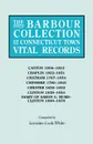 The Barbour Collection of Connecticut Town Vital Records. Volume 6. Canton 1806-1853, Chaplin 1822-1851, Chatham 1767-1854, Cheshire 1780-1840, Chester 1836-1852, Clinton 1838-1854, Diary of Aaron G. Hurd--Clinton 1809-1878 - 