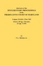 Abstracts of the Testamentary Proceedings of the Prerogative Court of Maryland. Volume XXXIII. 1764-1765. Libers: 40 (pp. 154-end), 41 (pp. 1-193) - Jr. Vernon L. Skinner