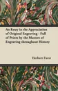 An Essay in the Appreciation of Original Engraving - Full of Prints by the Masters of Engraving throughout History - Herbert Furst