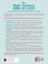 Music Teacher s Book of Lists P - Ross