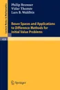 Besov Spaces and Applications to Difference Methods for Initial Value Problems - P. Brenner, V. Thomee, L.B. Wahlbin