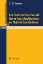Les Foncteurs Derives de lim et leurs Applications en Theorie des Modules - C. U. Jensen