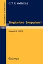 Proceedings of Liverpool Singularities - Symposium I. (University of Liverpool 1969/70) - 