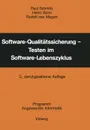 Software-Qualitatssicherung Testen Im Software-Lebenszyklus - Paul Schmitz