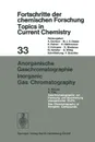 Anorganische Gaschromatographie / Inorganic Gas Chromatography - A. Davison, M. J. S. Dewar, K. Hafner