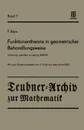Funktionentheorie in geometrischer Behandlungsweise. Vorlesung, gehalten in Leipzig 1880/81 - Felix Klein