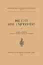 Die Idee Der Universitat - Karl Jaspers