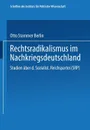 Rechtsradikalismus Im Nachkriegsdeutschland. Studien Uber Die Sozialistische Reichspartei (Srp) - Otto Busch, Peter Furth