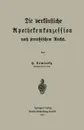 Die Verkaufliche Apothekenkonzession Nach Preussischem Recht - Hermann Lewinsky