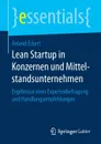 Lean Startup in Konzernen und Mittelstandsunternehmen. Ergebnisse einer Expertenbefragung und Handlungsempfehlungen - Roland Eckert