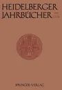 Heidelberger Jahrbucher - J. Springer