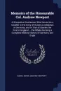 Memoirs of the Honourable Col. Andrew Newport. A Shropshire Gentleman, Who Served As a Cavalier in the Army of Gustavus Adolphus in Germany, and in That of Charles the First in England ... the Whole Forming a Complete Military History of Germany a... - Daniel Defoe, Andrew Newport