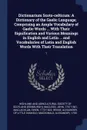 Dictionarium Scoto-celticum. A Dictionary of the Gaelic Language; Comprising an Ample Vocabulary of Gaelic Words ... With Their Signification and Various Meanings in English and Latin ... and Vocabularies of Latin and English Words With Their Tran... - John Macleod, Ewen Maclachlan