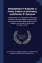 Nominations of Kenneth D. Brody, Roberta Achtenberg, and Nicolas P. Retsinas. Hearing Before the Committee on Banking, Housing, and Urban Affairs, United States Senate, One Hundred Third Congress, First Session, on Kenneth D. Brody to be President... - 
