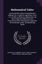 Mathematical Tables. Contrived After a Most Comprehensive Method: Viz. a Table of Logarithms, From 1 to 101000. to Which Is Added (Upon the Same Page) the Differences and Proportional Parts, Whereby the Logarithm of Any Number Under 10,000,000 May... - John Wallis, Edmond Halley, Henry Sherwin