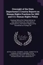 Oversight of the State Department's Country Reports on Human Rights Practices for 1993 and U.S. Human Rights Policy. Hearings Before the Subcommittee on International Security, International Organizations, and Human Rights of the Committee on Fore... - 