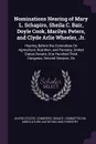 Nominations Hearing of Mary L. Schapiro, Sheila C. Bair, Doyle Cook, Marilyn Peters, and Clyde Arlie Wheeler, Jr. Hearing Before the Committee On Agriculture, Nutrition, and Forestry, United States Senate, One Hundred Third Congress, Second Sessio... - 