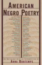 American Negro Poetry. An Anthology - Arna Wendell Bontemps