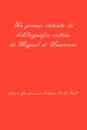 Un Primer Intento de Bibliografia Critica de Miguel de Unamuno - Leticia Gossdenovich Feldman, Leticia Gossdenovich Feldman