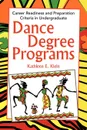 Dance Degree Programs - Kathleen E. Klein