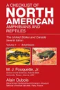 A Checklist of North American Amphibians and Reptiles. The United States and Canada - M. J. Fouquette Jr, Alain DuBois