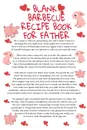 Blank Barbecue Recipe Book For Father. Funny Father Cookbook Notepad Book - Parody Dad Gift Journal To Write In Grilling Recipes For Fathers With Temper, 6