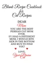 Blank Recipe Cookbook For Cat Recipes. Funny Kitten Father Journal To Write In Favorite Cat Recipes, Notes, Quotes, Stories Of Cats - Cute Kitty Gift For Father's Day From Daughter, Son, Child, Husband, Boyfriend - Notepad, 6x9 Lined Paper, 120 Pa... - Jennifer Wellington