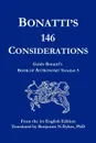 Bonatti's 146 Considerations - Guido Bonatti, Benjamin N Dykes