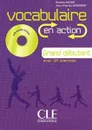 Vocabulaire En Action: Livre Grand Debutant & Corriges A1 (+ Audio CD) - Schenker Jean-Charles