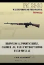 Browning Automatic Rifle, Caliber .30, M1918 Without Bipod. FM 23-20 - War Department