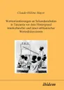 Werteorientierungen an Sekundarschulen in Tanzania vor dem Hintergrund interkultureller und inner-afrikanischer Wertediskussionen. - Claude H Mayer