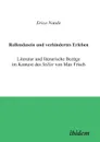 Rollendasein und verhindertes Erleben. Literatur und literarische Bezuge im Kontext des Stiller von Max Frisch - Erica Natale