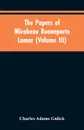 The papers of Mirabeau Buonaparte Lamar (Volume III) - Charles Adams Gulick