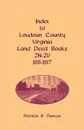 Index to Loudoun County, Virginia Land Deed Books, 2n-2u, 1811-1817 - Patricia B. Duncan