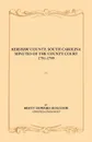 Kershaw County, South Carolina Minutes of the County Court, 1791-1799 - Brent H. Holcomb