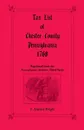 Tax List of Chester County, Pennsylvania 1768 - F. Edward Wright