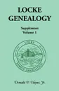 Locke Genealogy, Supplement, Vol. 1 - Donald P. Hayes, Jr. Donald P. Hayes