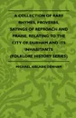 A Collection Of Rare Rhymes, Proverbs, Sayings Of Reproach And Praise, Relating To The City Of Durham And Its Inhabitants (Folklore History Series) - Michael Aislabie Denham